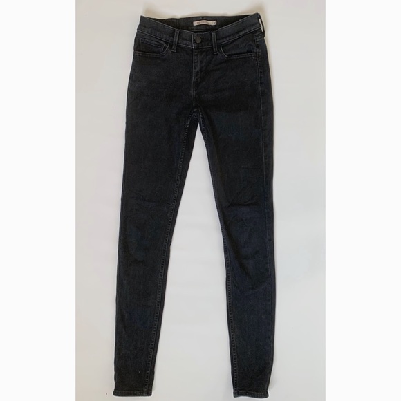 Levi’s 710 black super skinny jeans - Picture 4 of 7